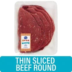 Kroger® Mercado Thin Sliced Beef Top Round Steak, 1 each