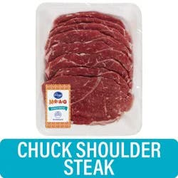 Kroger® Mercado Thin Sliced Beef Chuck Shoulder Steak, 1 each