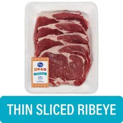 Kroger® Mercado Thin Sliced Beef Ribeye Steak, 1 each
