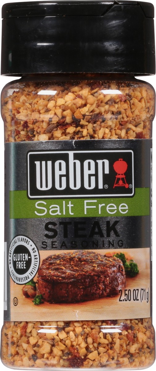 slide 3 of 10, Weber Salt Free Steak Seasoning 2.50 oz, 2.5 oz