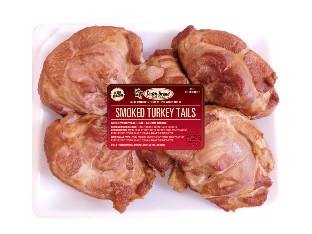 slide 1 of 1, Smoked Turkey Tails, per lb