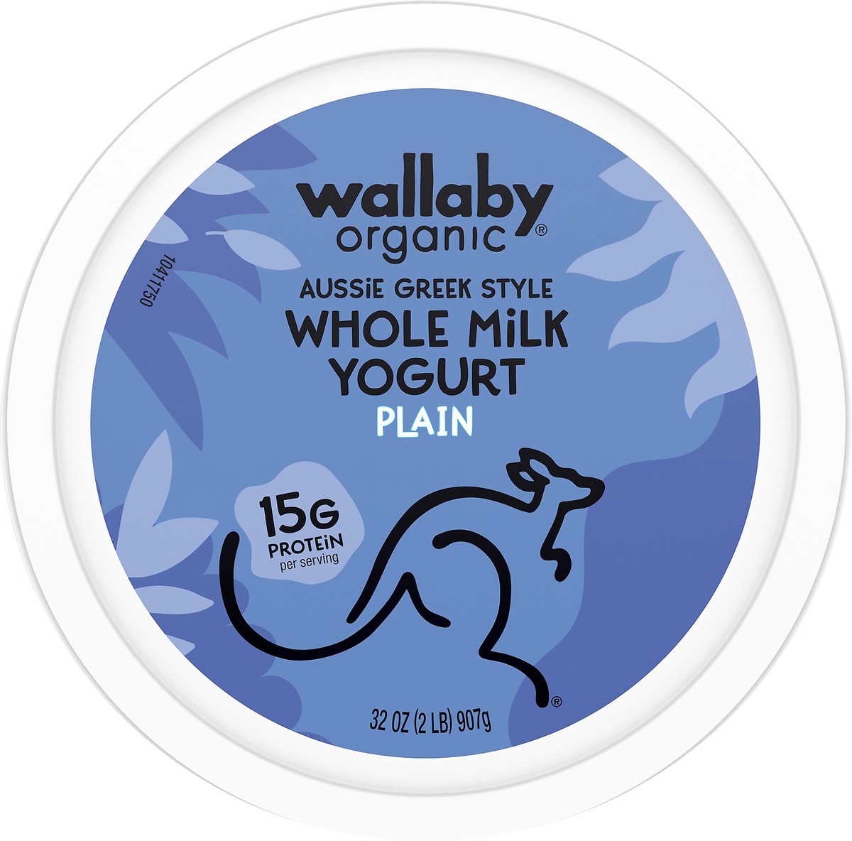 slide 5 of 7, Wallaby Organic Aussie Greek Whole Milk Yogurt, Plain, USDA Organic, 32 oz., 32 fl oz