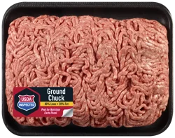 Ground Chuck 80% Lean Beef Value Pack, Per Package (Avg. 2.50 lb)