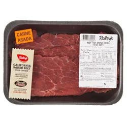 Raley's Beef Carne Asada Style Per Pound
