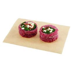 Raley's Beef Flank Steak Florentine Pinwheel, Pack Per Pound