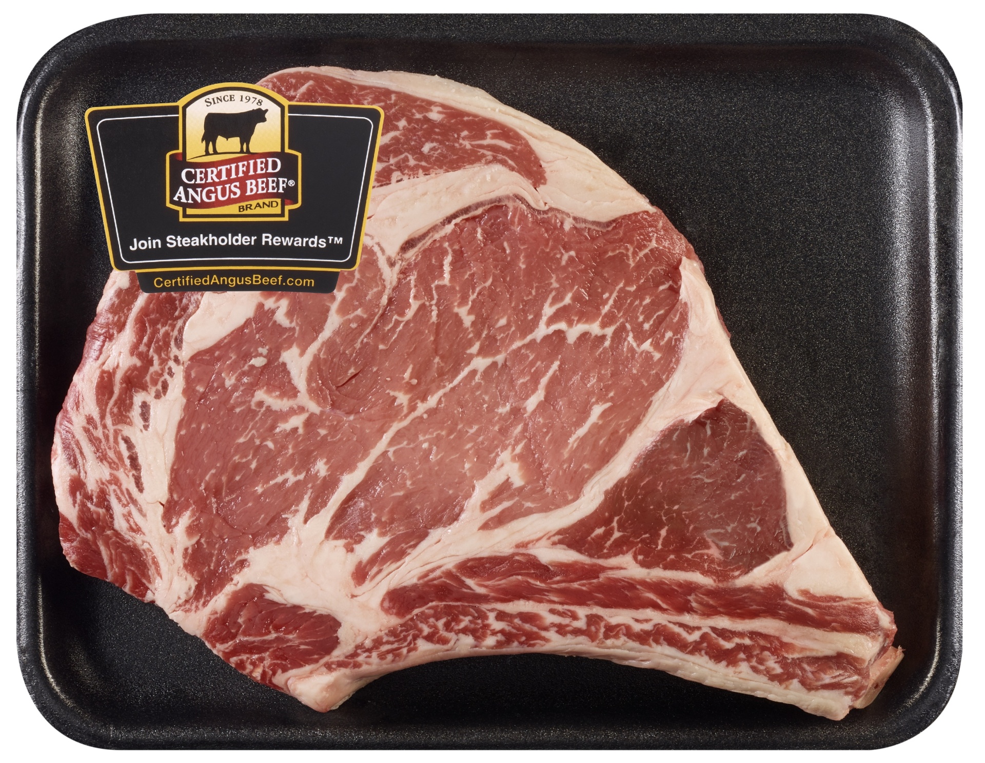 slide 1 of 1, USDA Choice Beef Ribeye Steak, per lb