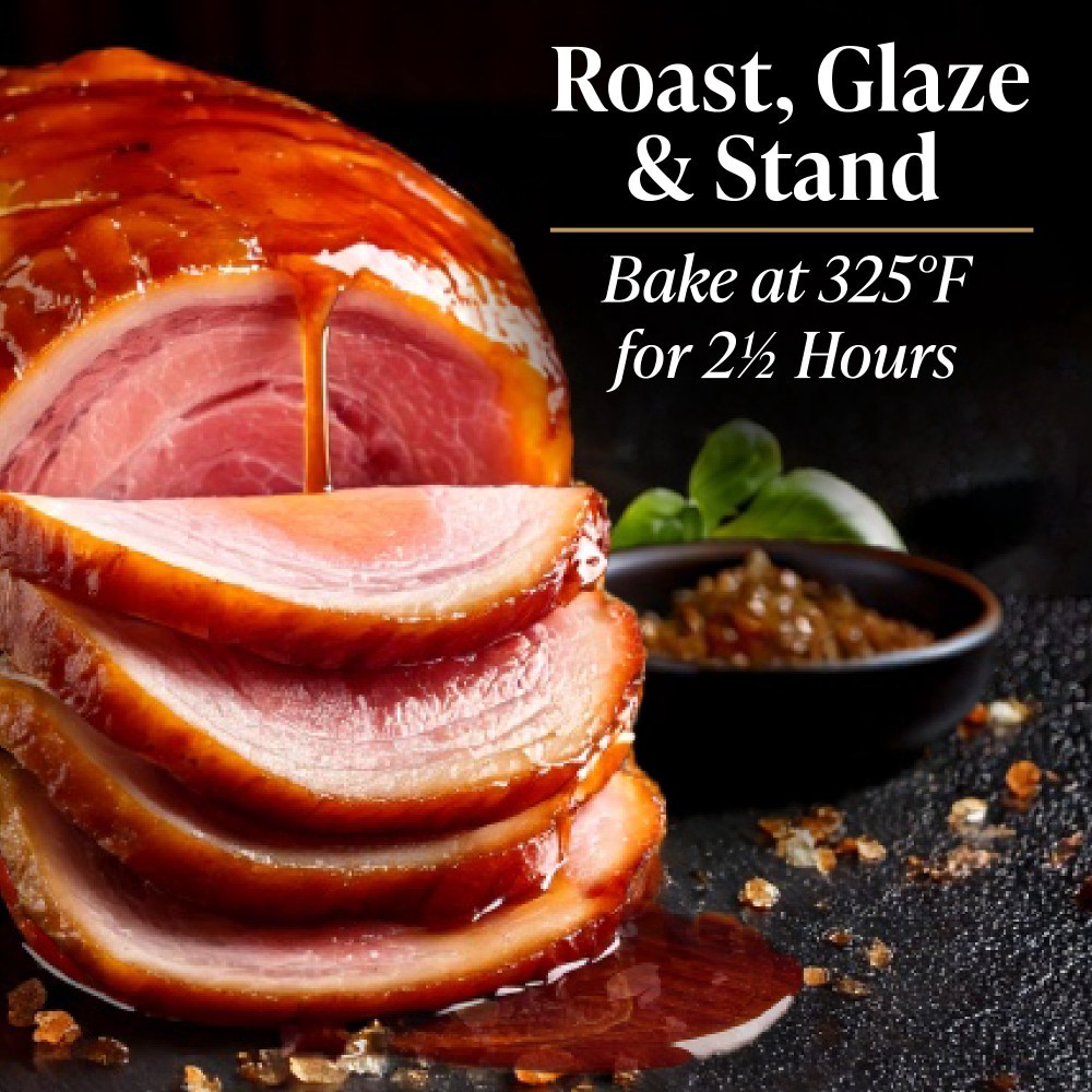 slide 4 of 4, Private Selection® Bone In Spiral Sliced Ham with Brown Sugar Glaze, per lb
