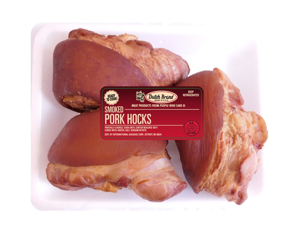 slide 1 of 1, Dearborn Pork Smoked Ham Hocks, per lb