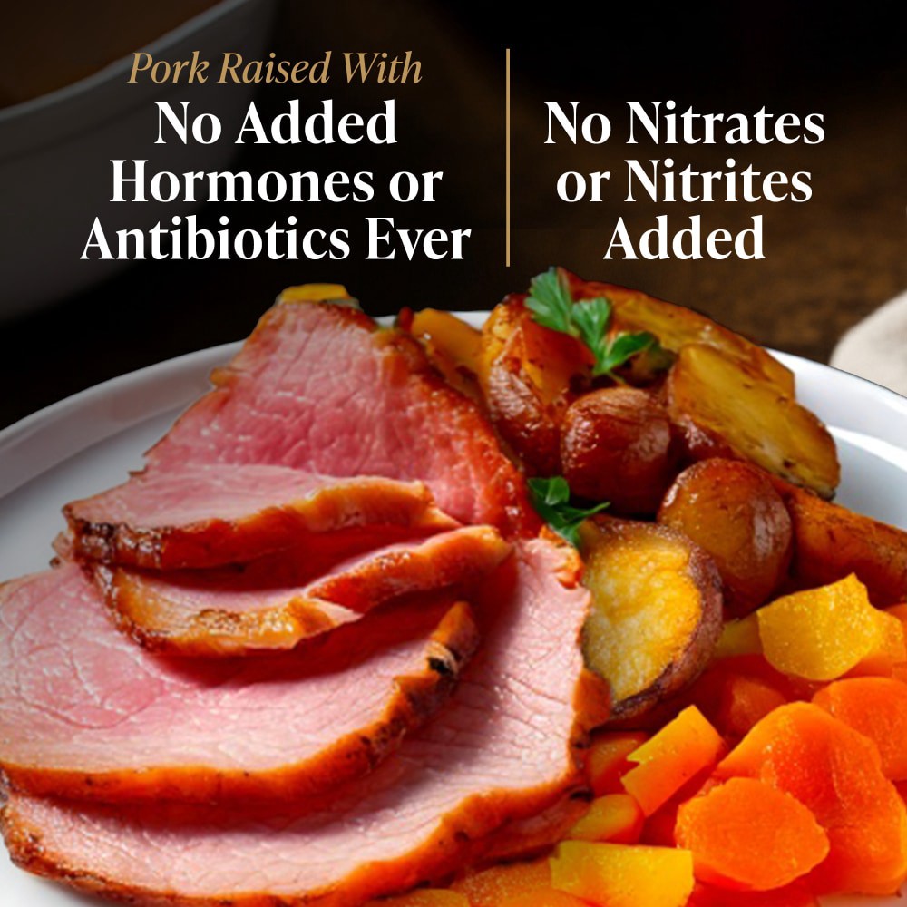 slide 4 of 4, Private Selection® Heritage Natural Duroc Pork Boneless Uncured Carving Ham, per lb