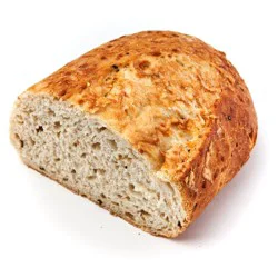 Market District Bakery Fresh Half Three Cheese Asiago Bread, 1 Count