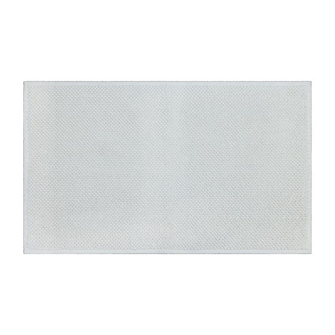 slide 1 of 2, Haven Chunky Loop Organic Cotton Bath Rug - Bright White'', 24 in x 40 in