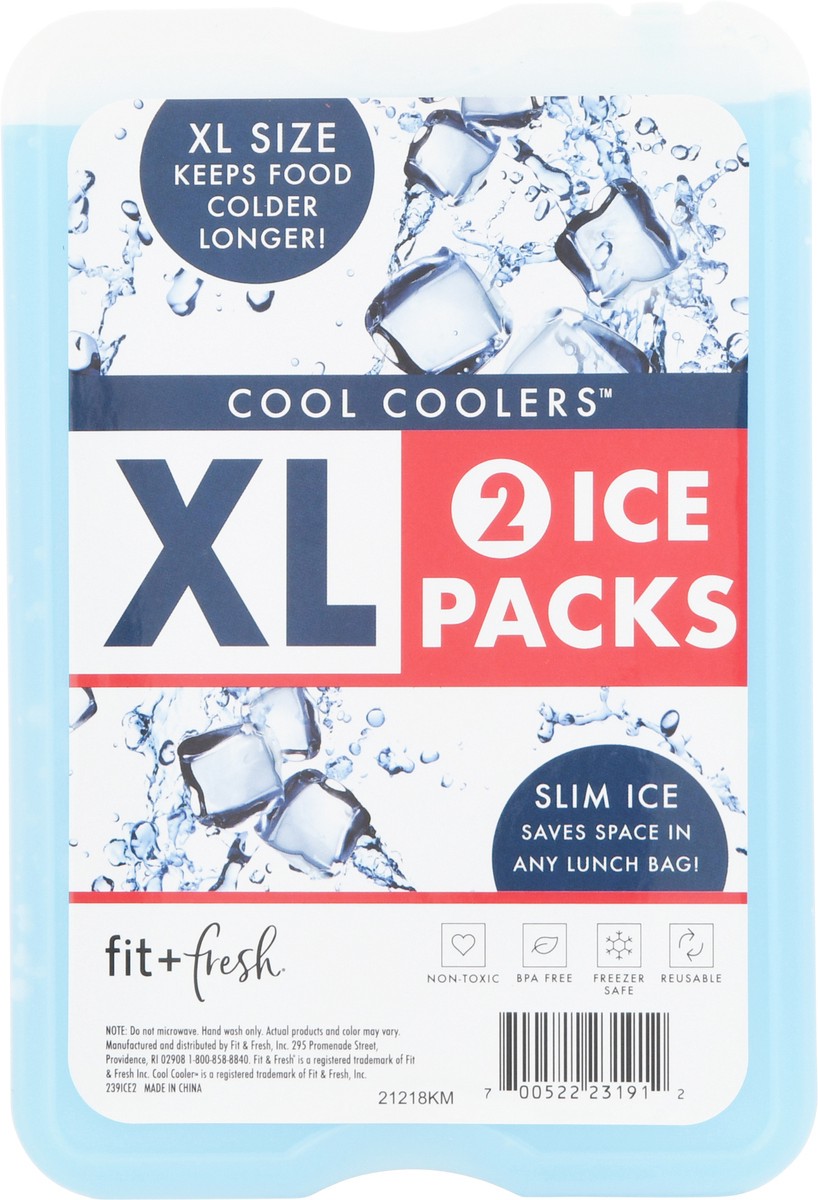 slide 2 of 11, Cool Coolers Slim Ice XL Ice Packs 2 ea, 2 ct