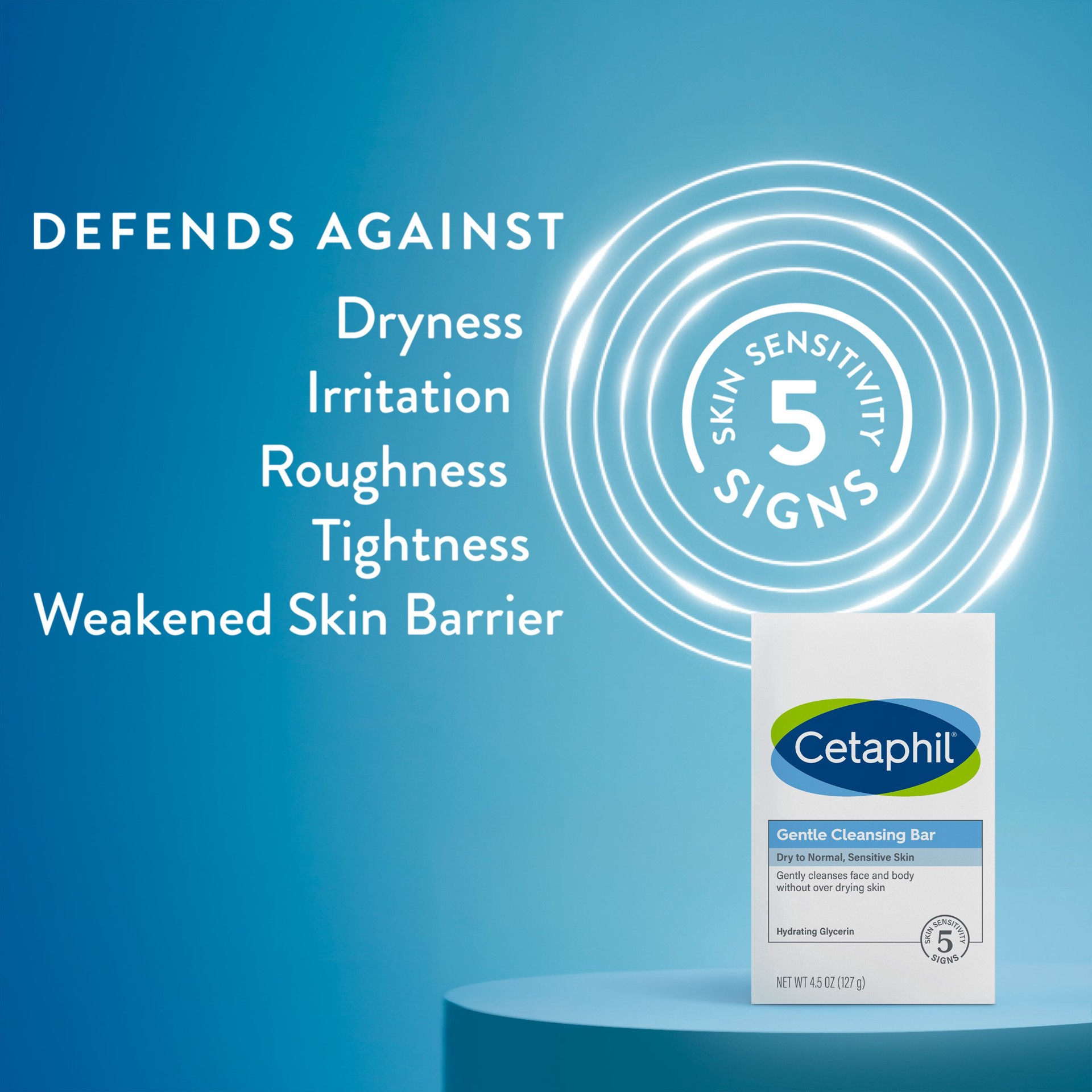 slide 6 of 6, Cetaphil Gentle Cleansing Bar, 4.5 Oz, 1 ct