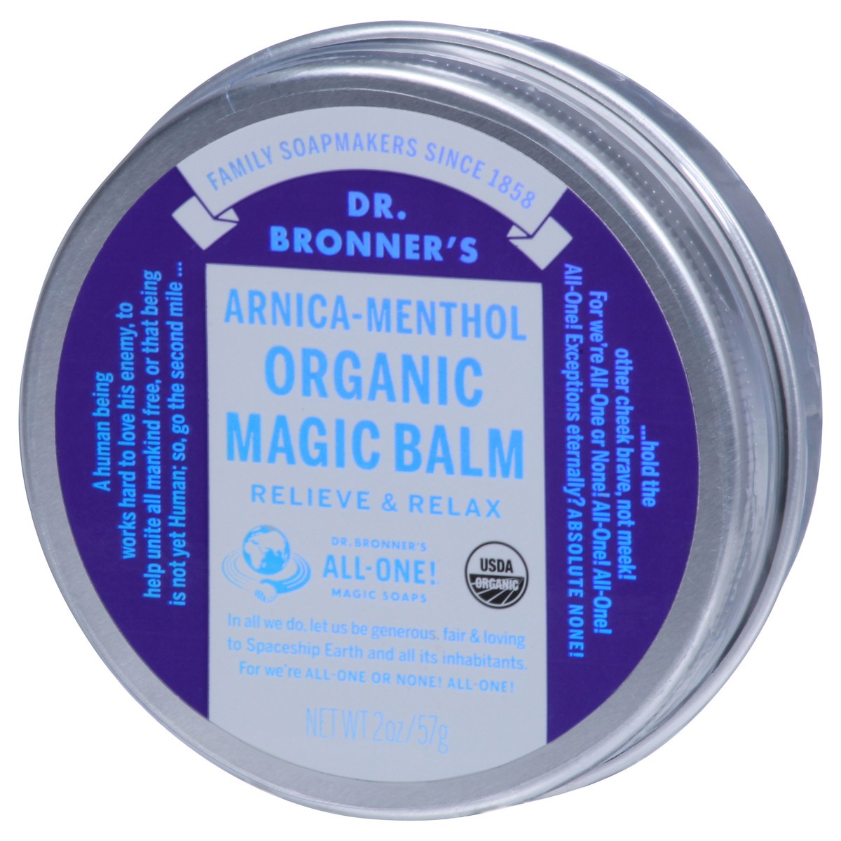 Dr. Bronner's Organic Magic Balm ArnicaMenthol 2 oz Shipt