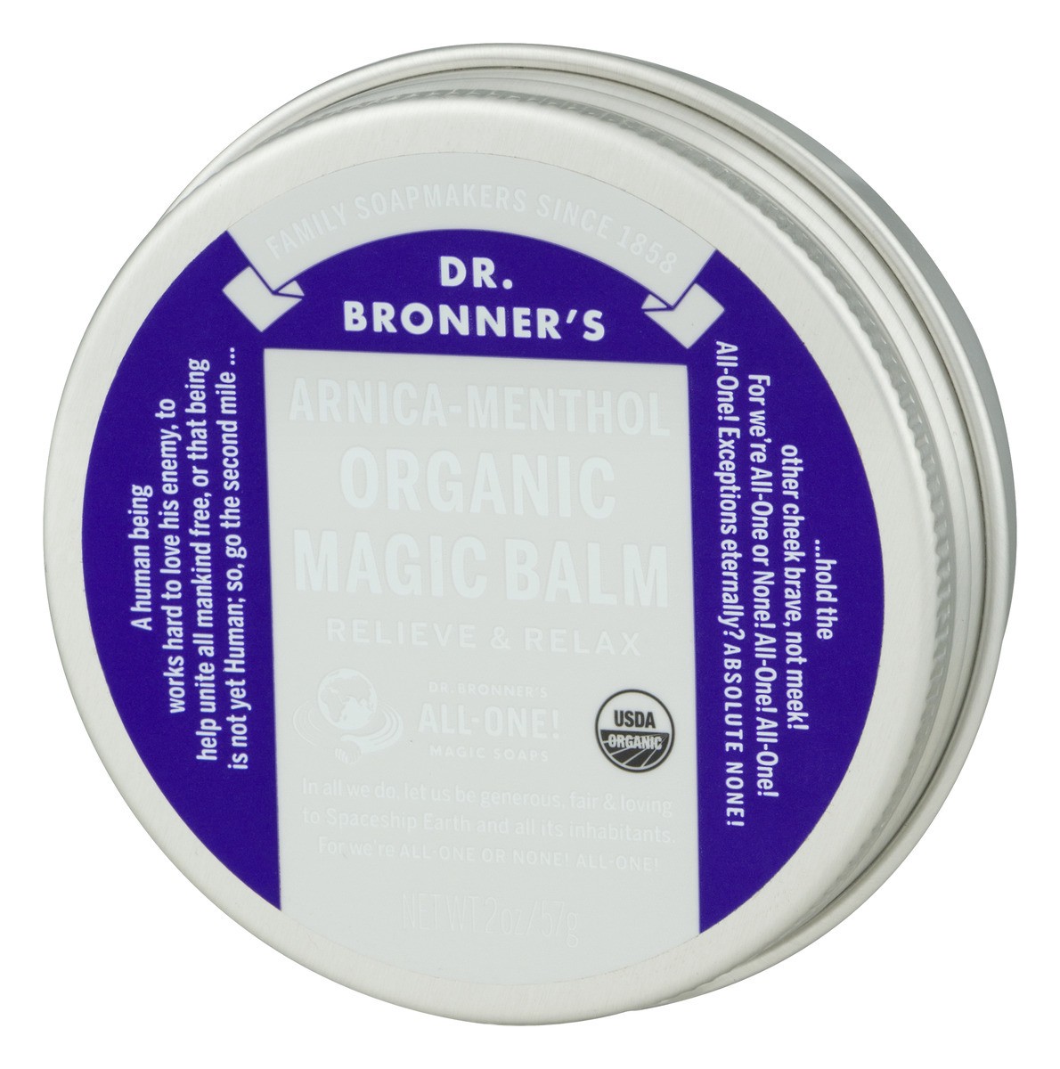 slide 3 of 10, Dr. Bronner's Magic Balm Arnica Menthol Org, 2 oz