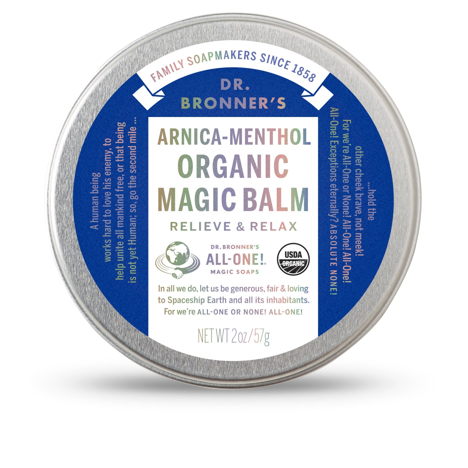 Dr. Bronner's Organic Magic Balm ArnicaMenthol 2 oz Shipt