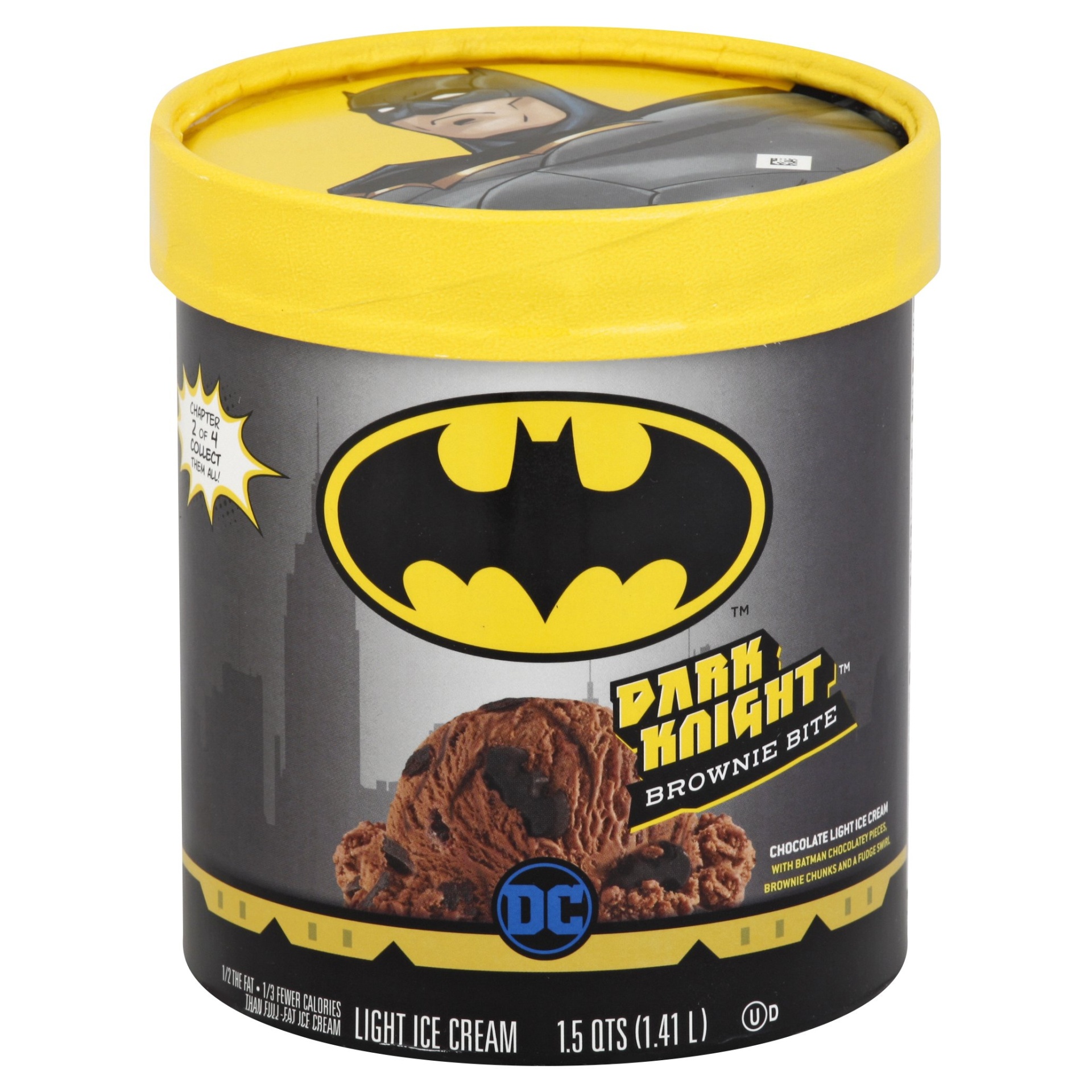 slide 1 of 6, Nestlé Dark Knight Brownie Bite Ice Cream, 48 oz