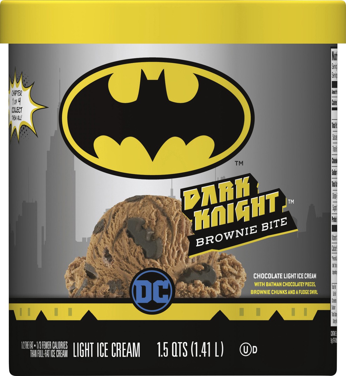 slide 5 of 6, Nestlé Dark Knight Brownie Bite Ice Cream, 48 oz