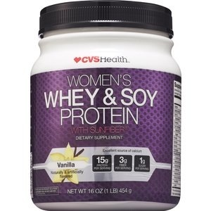 slide 1 of 1, CVS Pharmacy CVS Health Women's Vanilla Whey Protein With Sunfiber, 16 oz