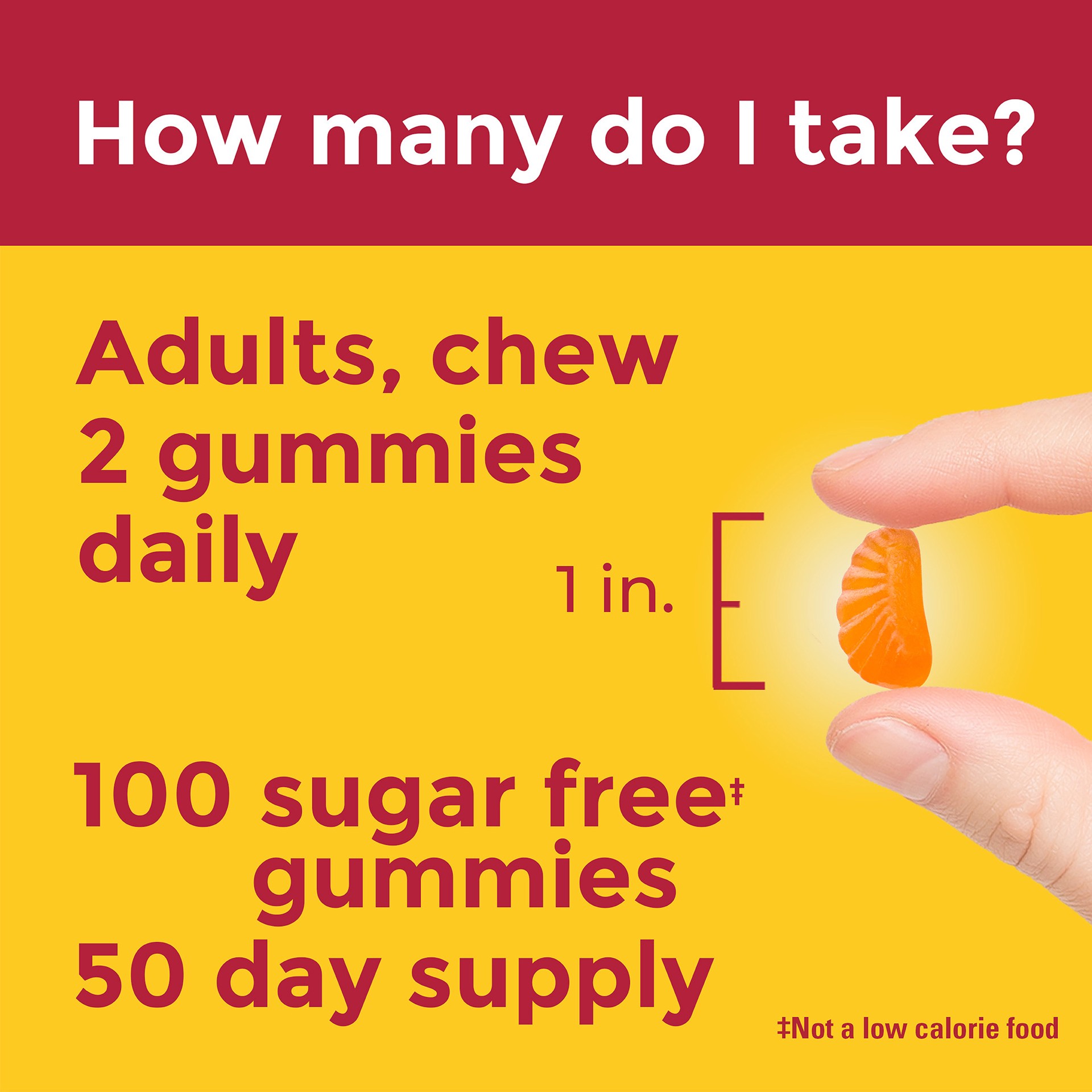 slide 6 of 8, Nature Made Zero Sugar Vitamin C Gummies, Sugar Free Gummies, 100 Count, 100 ct