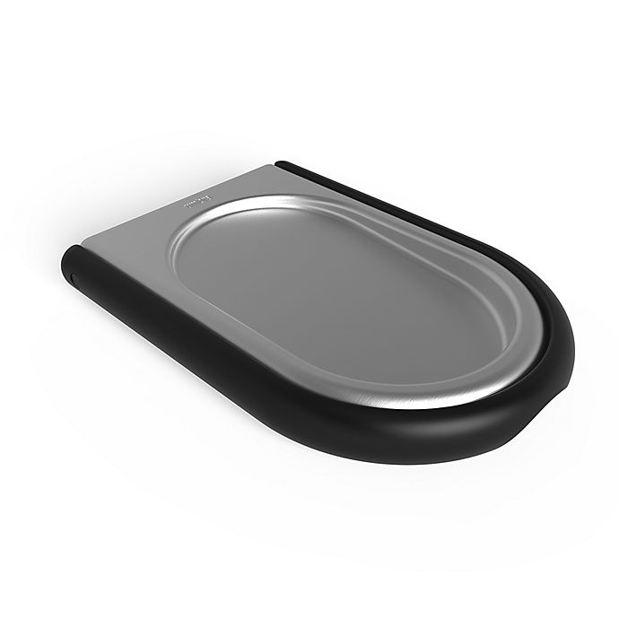 slide 1 of 4, Umbra Laydle Spoon Rest - Black/Nickel, 1 ct