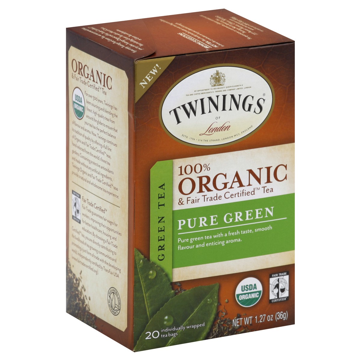 slide 2 of 5, Twinings Green Tea - 20 ct, 20 ct