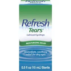 Refresh Tears Lubricant Eye Drops Preserved Tears, 1 Count, 0.5 fl oz (15 mL)