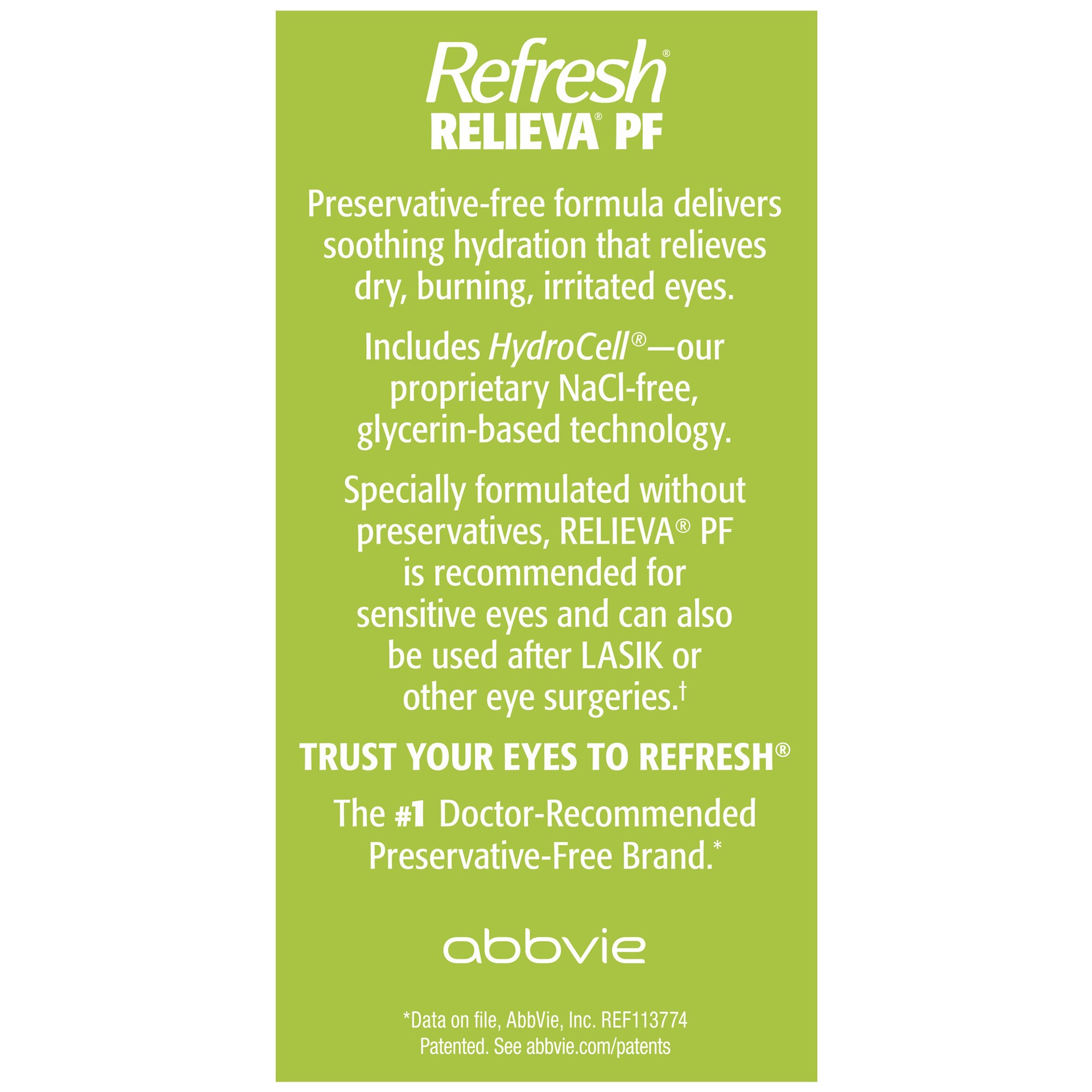 slide 2 of 4, Refresh Relieva PF Lubricant Eye Drops 30 - 0.01 fl oz Vials, 0.40 mL