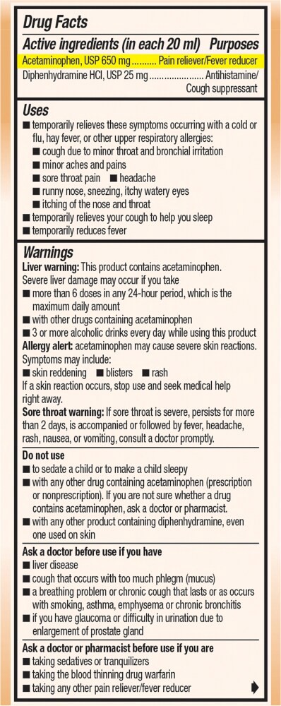 slide 4 of 4, Robitussin Cough, Flu & Sore Throat, 4 fl oz