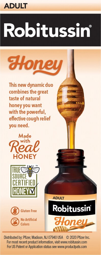 slide 3 of 4, Robitussin Cough, Flu & Sore Throat, 4 fl oz
