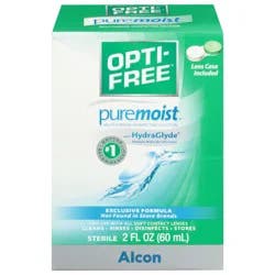 Opti-Free Puremoist Multi-Purpose Disinfecting Solution with HydraGlyde 2 fl oz