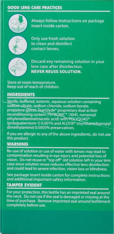 slide 3 of 4, Opti-Free Replenish Multi-Purpose Enhanced Comfort Disinfecting Solution 2 fl oz, 2 fl oz