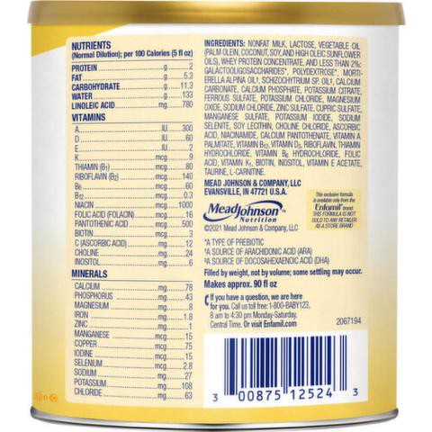 slide 2 of 2, Enfamil Infant Formula Powder w/Iron, 12.5 oz