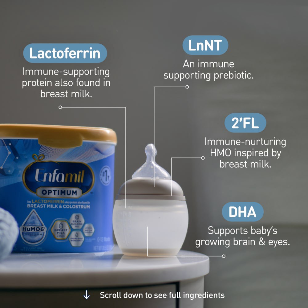 slide 4 of 6, Enfamil Milk-based Infant Formula Powder With Iron, 20.5 oz