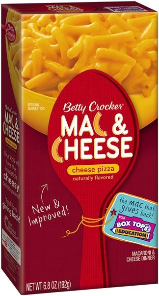 slide 1 of 1, Betty Crocker Cheese Pizza Mac & Cheese, 6.8 oz