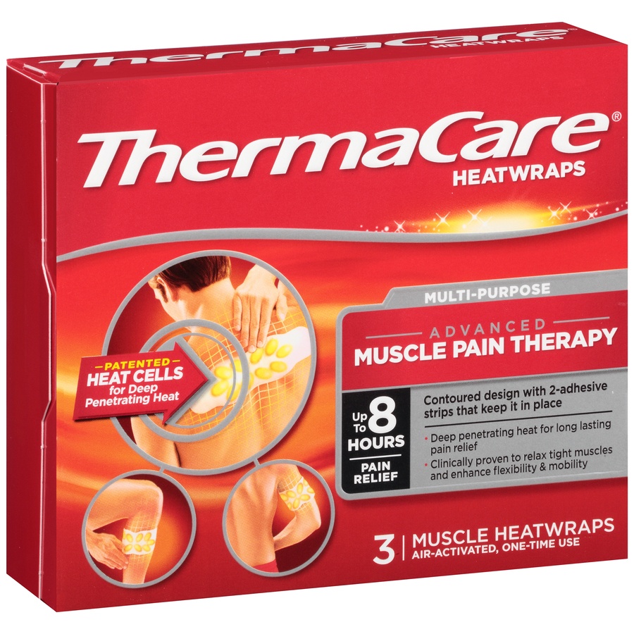 slide 2 of 6, ThermaCare Heat Wrap Muscle Joint, 3 ct