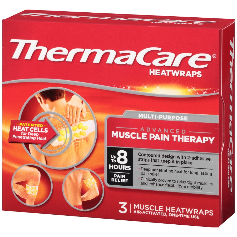 slide 4 of 6, ThermaCare Heat Wrap Muscle Joint, 3 ct