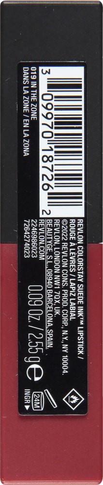 slide 3 of 6, Colorstay Suede Ink Lipstick, In The Zone, 1 ct