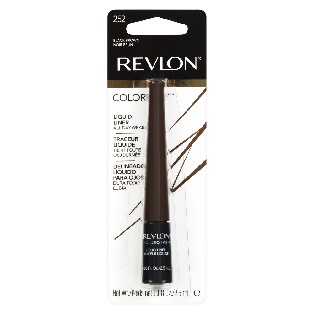 slide 4 of 5, Revlon ColorStay Liquid Eyeliner Black Brown - 0.08 fl oz, 0.08 oz