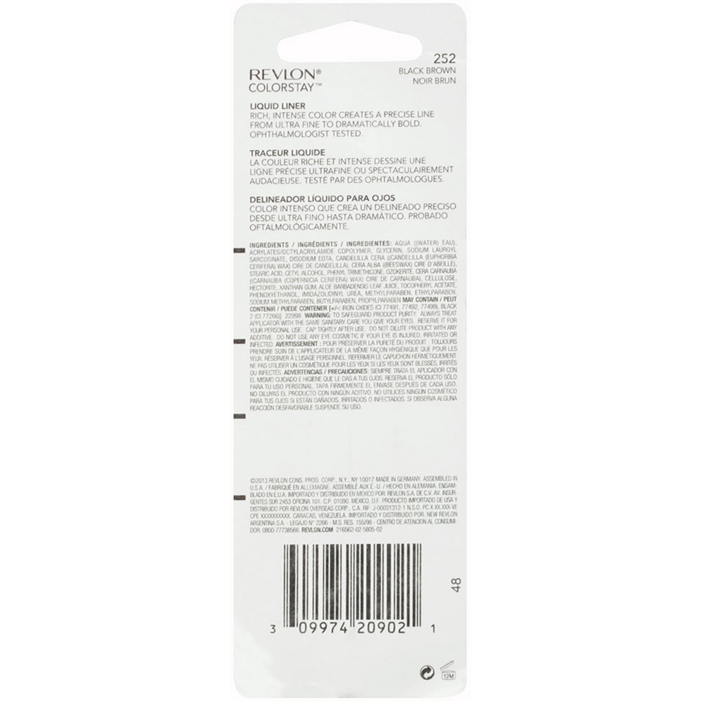 slide 2 of 5, Revlon ColorStay Liquid Eyeliner Black Brown - 0.08 fl oz, 0.08 oz