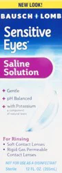 Sensitive Eyes Saline Solution 12 oz