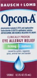 Bausch + Lomb Opcon A Bausch & Lomb Allergy Relief Eye Drops - 0.5oz