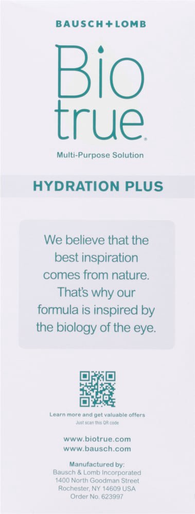 slide 3 of 4, Biotrue Hydration Plus Contact Lens Solution - 10 fl oz, 10 fl oz