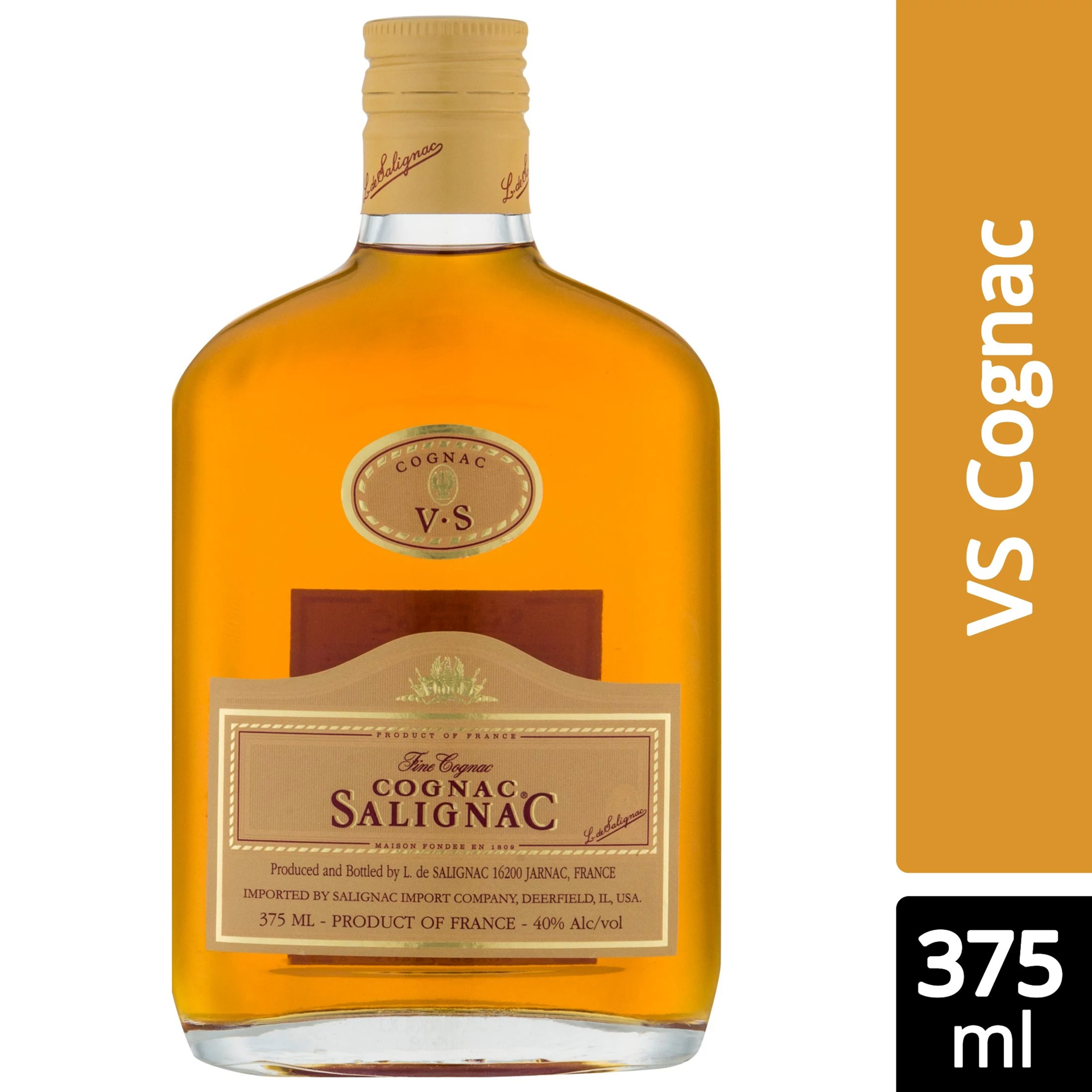 slide 1 of 4, Salignac VS Cognac 375 ml, 375 ml