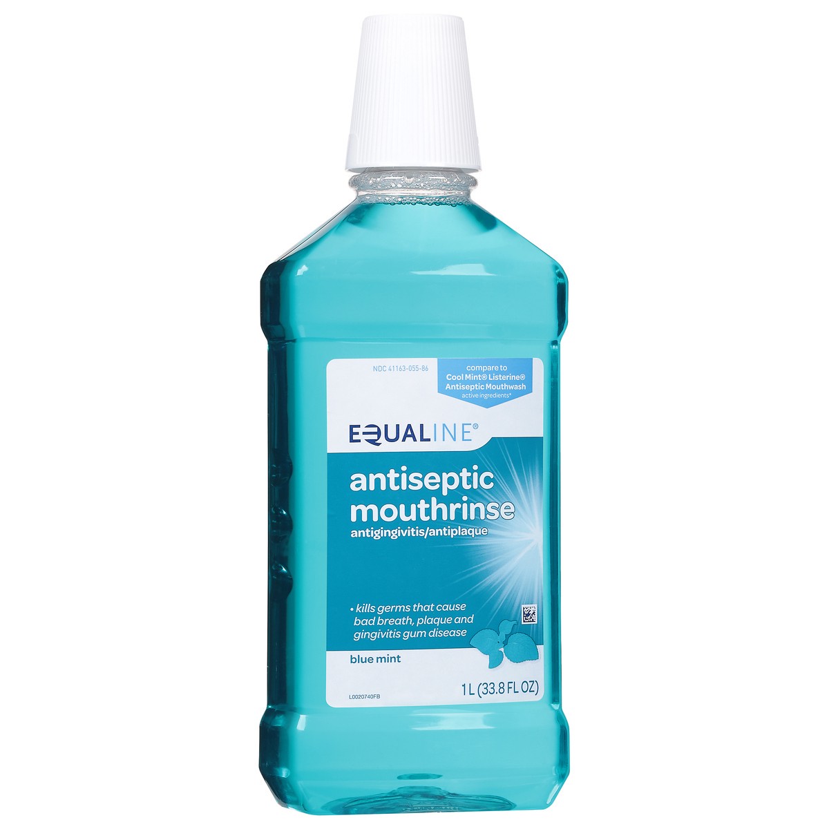 slide 6 of 9, Equaline Blue Mint Mouth Rinse, 1 liter