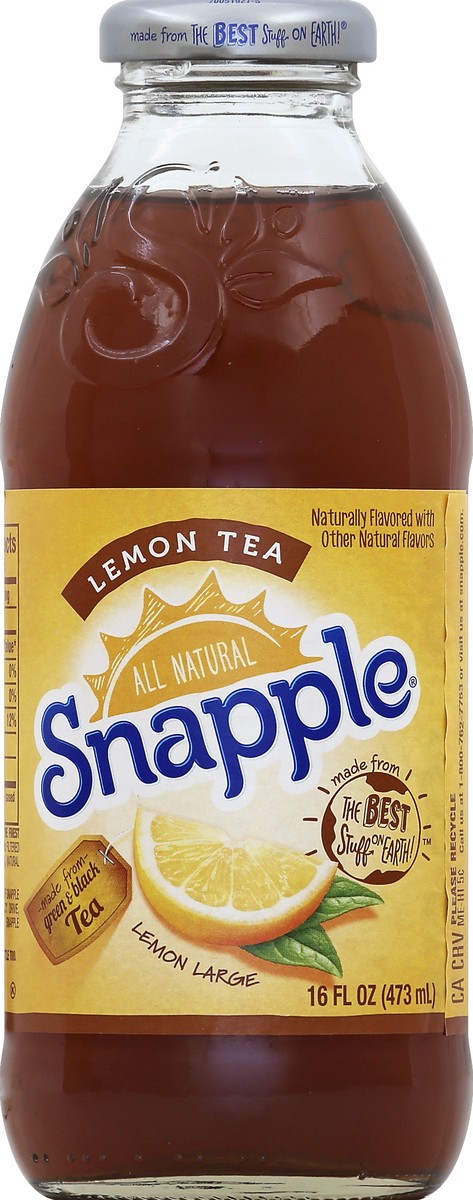 slide 3 of 5, Snapple Lemon Iced Tea - 4 ct, 4 ct