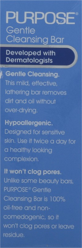 slide 3 of 4, Purpose Hypoallergenic Oil-Free Gentle Cleansing Bar 3.6 oz, 3.6 oz