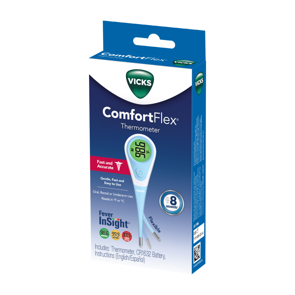 slide 3 of 3, Vicks Comforflex Thermometer, 1 ct