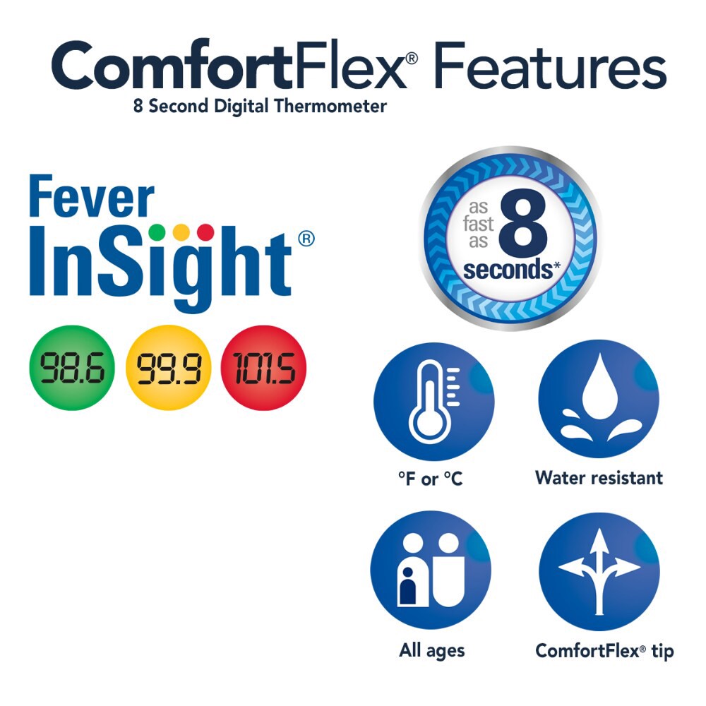 slide 2 of 3, Vicks Comforflex Thermometer, 1 ct