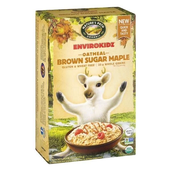 slide 1 of 4, Nature's Path Organic Envirokidz Oatmeal - Brown Sugar Maple, 8 ct